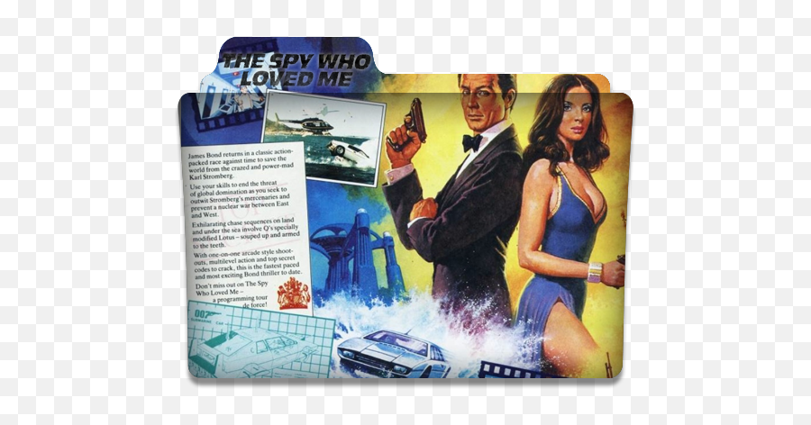 James Bond The Spy Who Loved Me - 007 Video Games Poster Png,James Bond Folder Icon