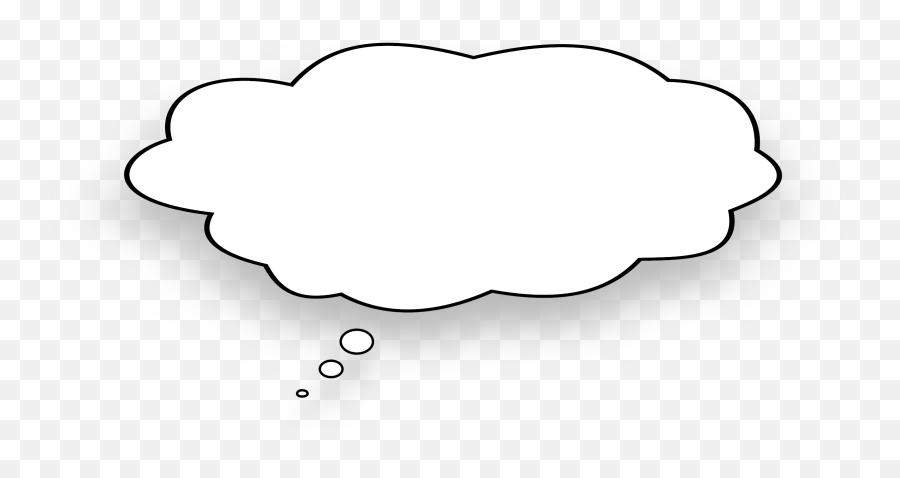 Thinking Cloud Vector - Thinking Bubble With Black Background Png,Cartoon  Bubble Png - free transparent png images 