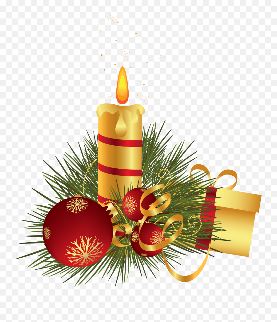 Download Christmas Candles Png Image - Christmas Candles Free Clip Art,Christmas Candle Png