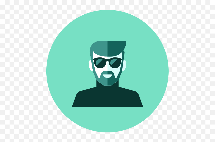 Man With Glasses Person User People - Homem De Oculos Icon Png,Beard Icon Png