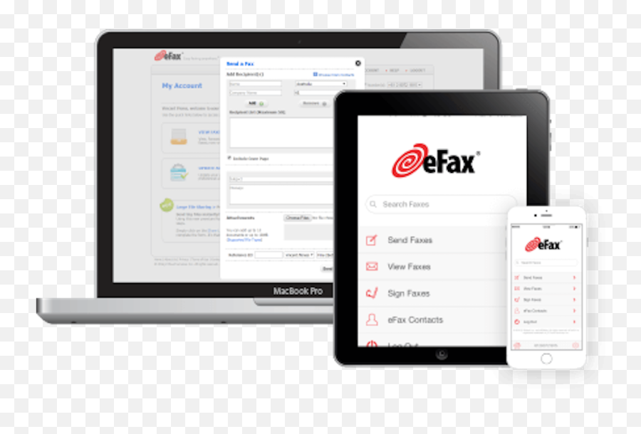 Efax Vs Ringcentral Faxing A Head - Tohead Comparison Of Efax Numbers Png,Fax Icon For Excel