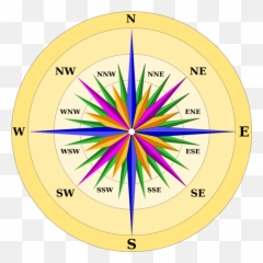 Compass West Trans Png Svg Clip Art For Web - Download Clip Colorful Compass,Sse Icon