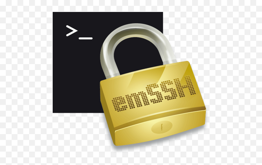 Emssh Secure Shell - Solid Png,Padlock Icon Windows 7