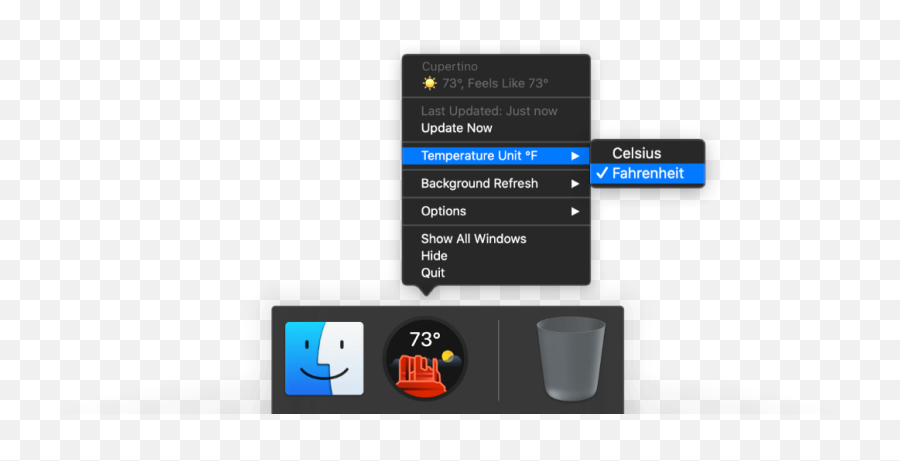 Weather Mini For Mac The Missing App In Dock - Vertical Png,Facetime Icon Missing