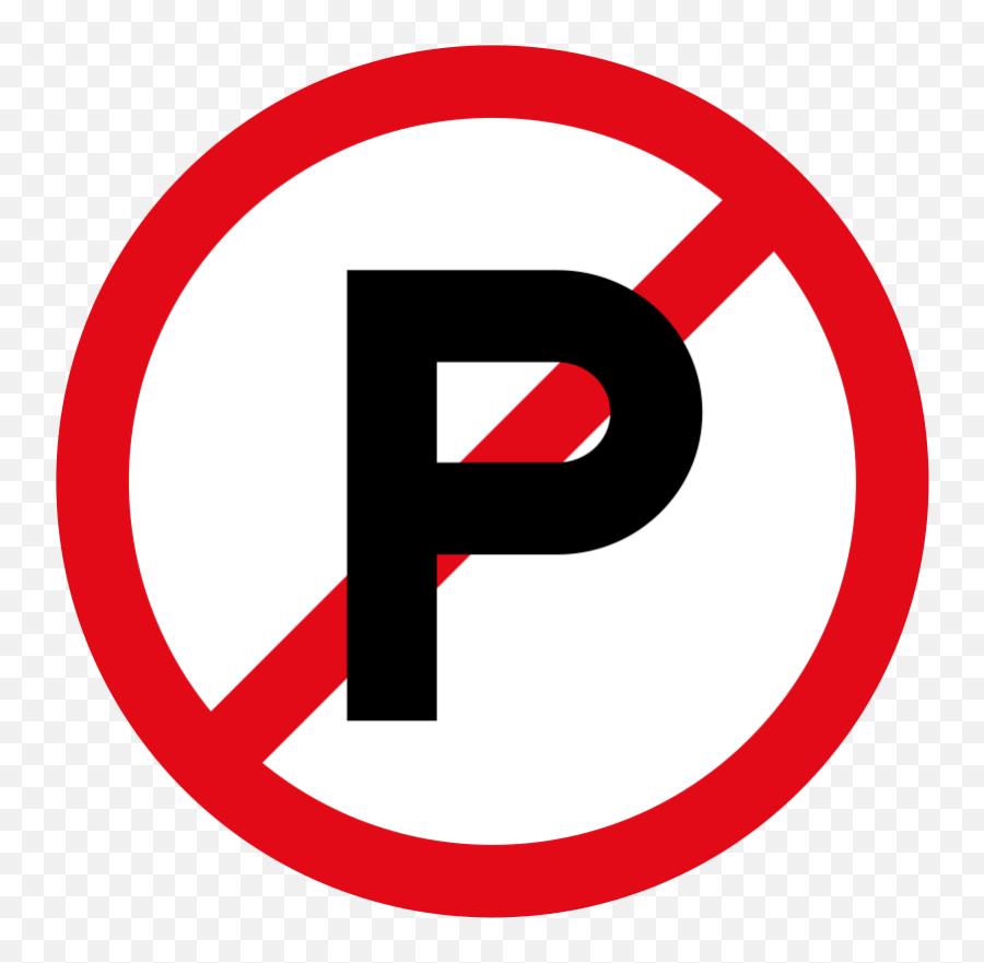 Download Parking Prohibited Sign - Town Png,Prohibited Sign Png