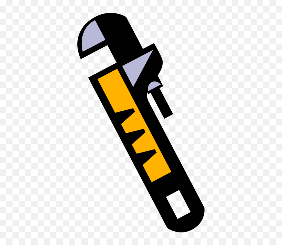 Vector Illustration Of Monkey Wrench Pipe Or - Wrench Wrench Png,Tube Icon Vector