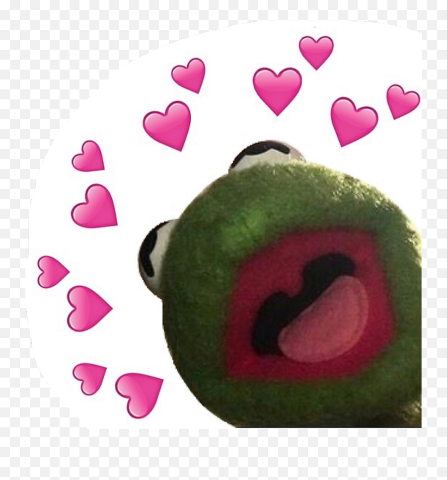 Meme Kermit The Frog With Hearts - Movie Sarlen14