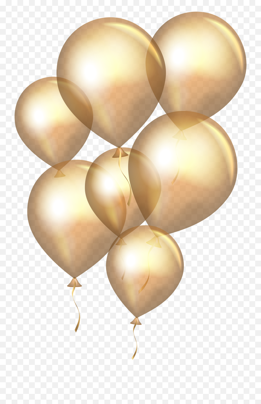Library Of Gold Star Balloons Transparent Background Clip - Transparent Background Golden Balloon Png,Gold Transparent Background