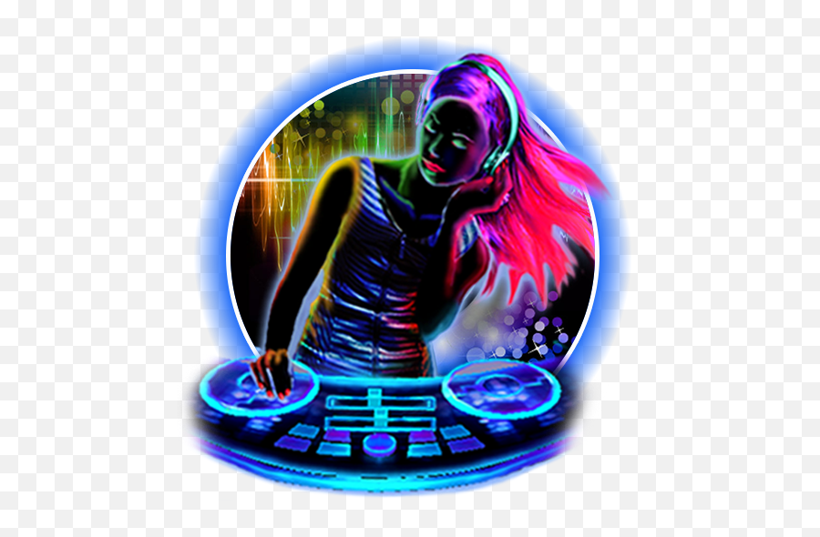 Neon Rock Dj Music Theme - K Boom Hits 2020 Png,Dj Png