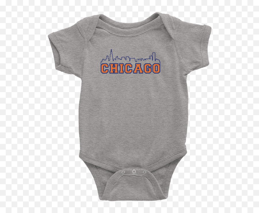 Chicago Bears Baby Onesie - Vinyl Sayings For Onesies Png,Chicago Skyline Png