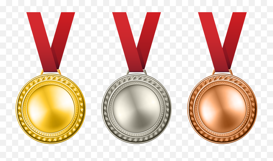 Medallion Vector Transparent Png - Gold Silver Bronze Medal Clipart,Medallion Png