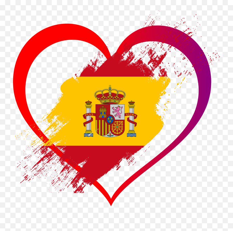 Spain Flag Png Image - Spain Flag Heart,Spain Png