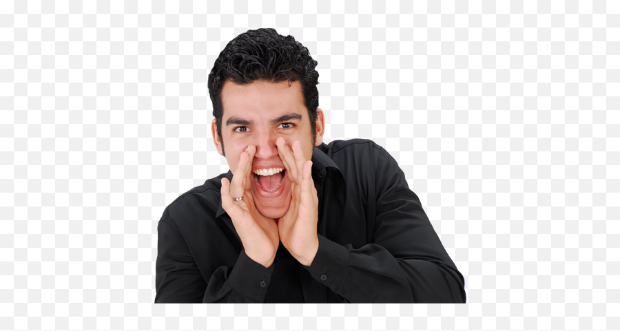 Yelling Transparent - Guy Yelling Transparent Png,Screaming Png