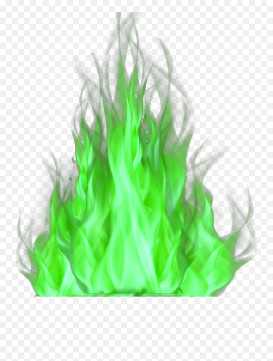 Flames Fire Fireandflames Greenfire - Transparent Green Flame Png,Green Flames Png