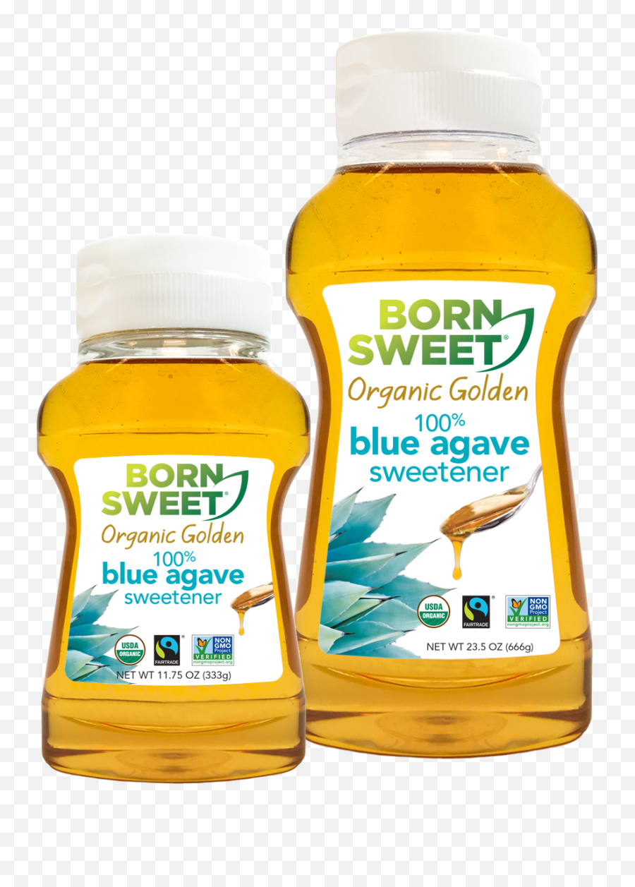 Born Sweet Organic Golden 100 Blue Agave Sweetener - Born Sweet Agave Png,Agave Png