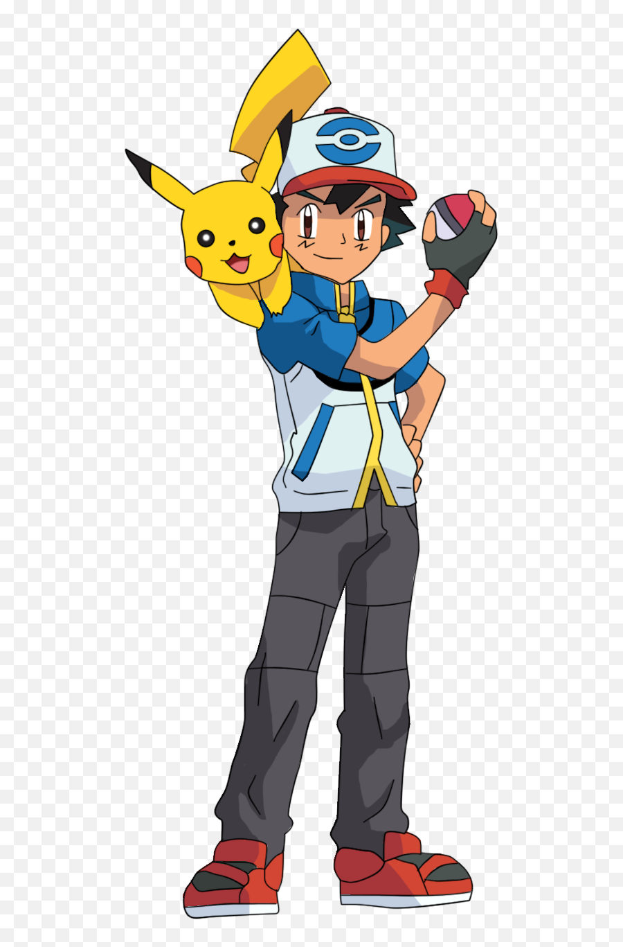 Pokemon Ash Png Clipart Transparent - Full Size Clipart Transparent Ash Ketchum Png,Ash Ketchum Transparent