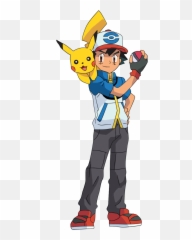 Pokemon Ash Png Clipart Transparent - Full Size Clipart Transparent Ash Ketchum Png,Ash Ketchum Transparent