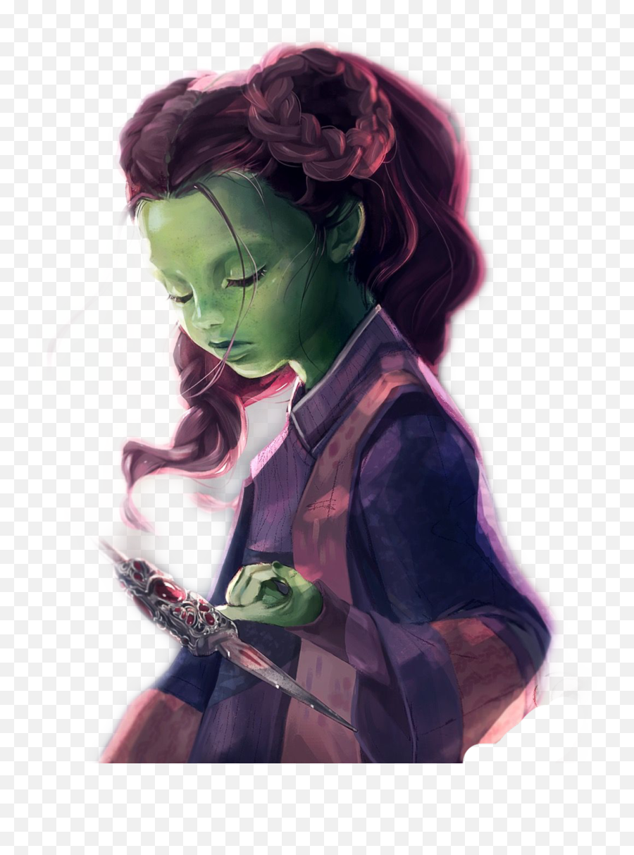 Draw Infinity War Gamora - Gamora Fan Art Png,Gamora Transparent