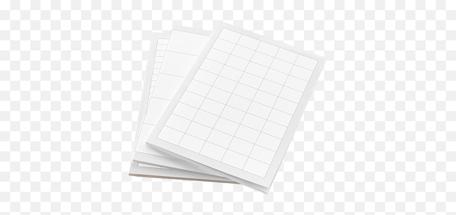 Blank Sheet Labels With Square Corners - Label Printer Sheets Png,Square Transparent