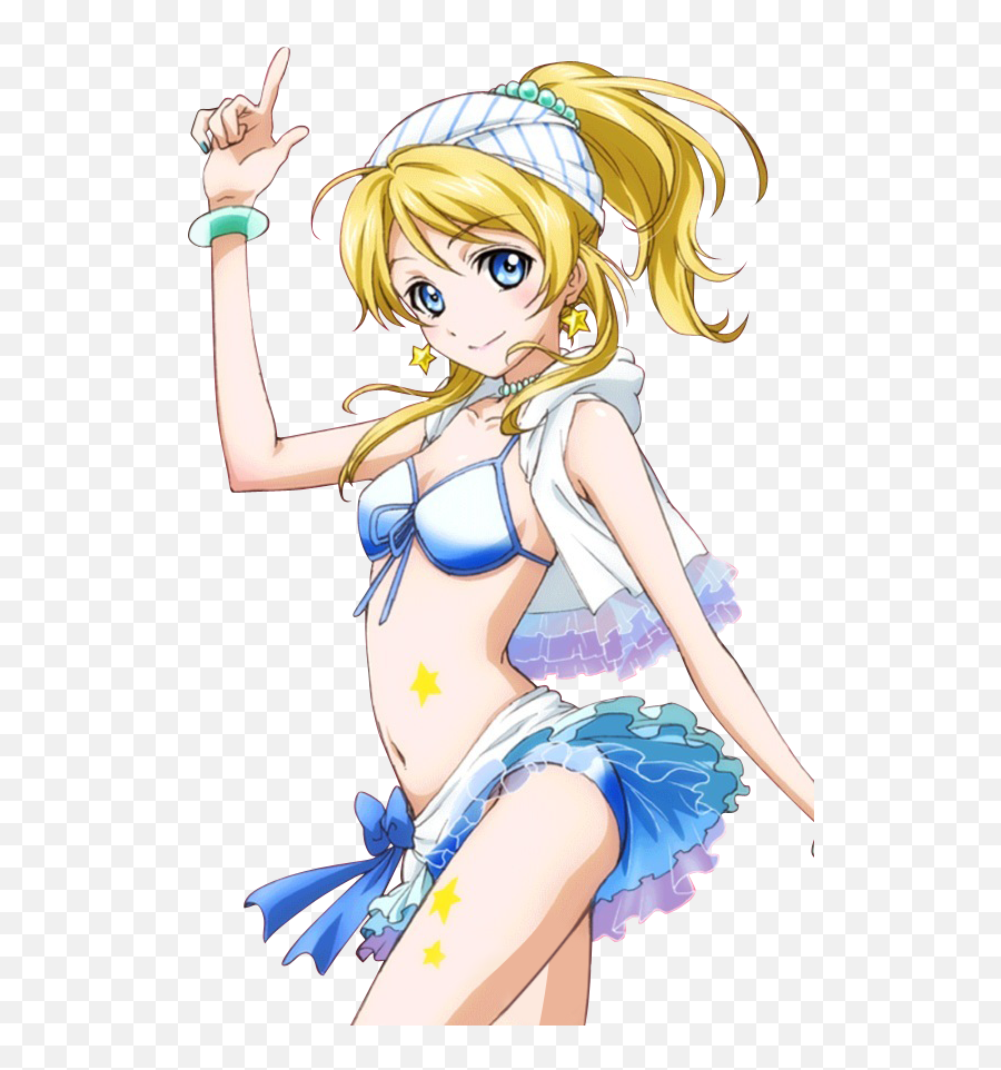 Ayase Eli Love Live And 1 More Danbooru - Love Live Eli Swimsuit Png,Eli Ayase Transparent