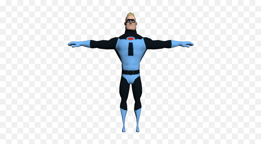 Pc Computer - The Incredibles Bob Parr Young Mr Classic Mr Incredible Blue Suit Png,Incredibles Png