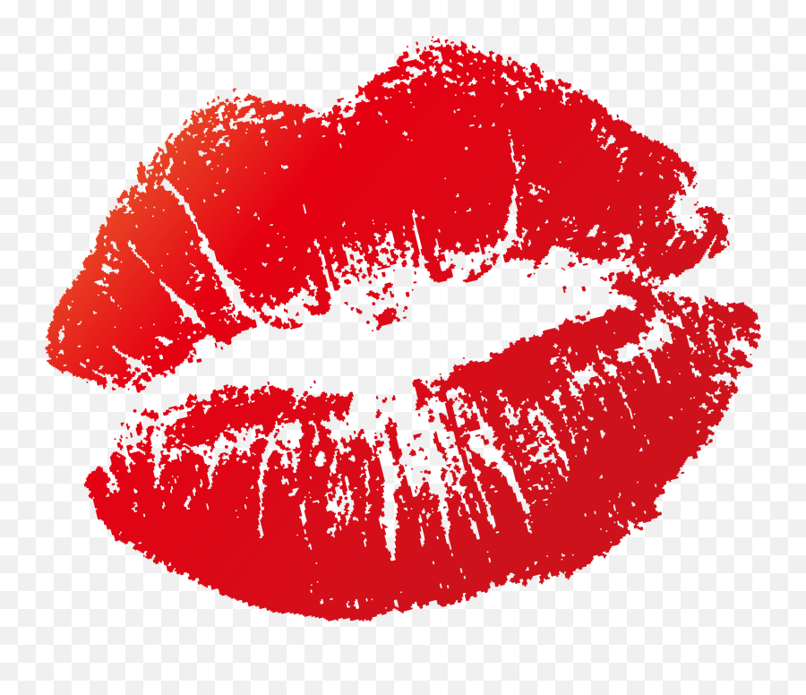 Cute Kisses Euclidean Vector Lip Kiss - Kiss Mark Transparent Background Png,Lipstick Mark Png