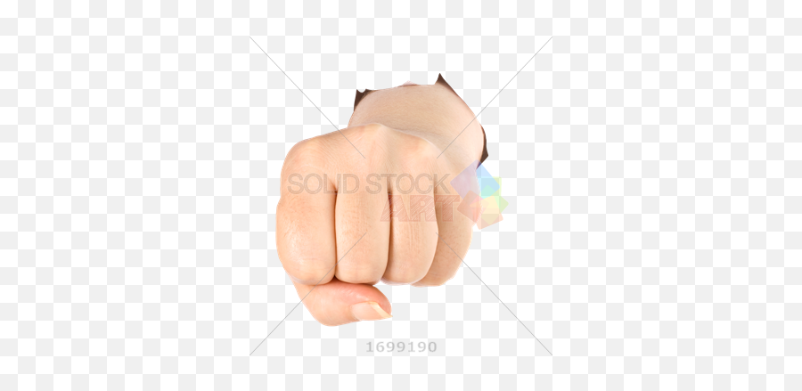 Stock Photo Of Fist Punching Through - Fist Frontal Png,Fist Transparent