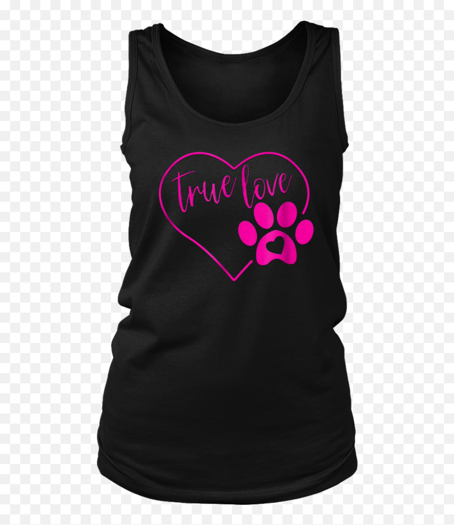 Dog Cat Paw Print Cute Pet Lover - Active Tank Png,Cat Paw Print Png