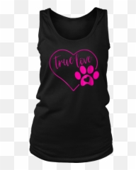 Dog Cat Paw Print Cute Pet Lover - Active Tank png