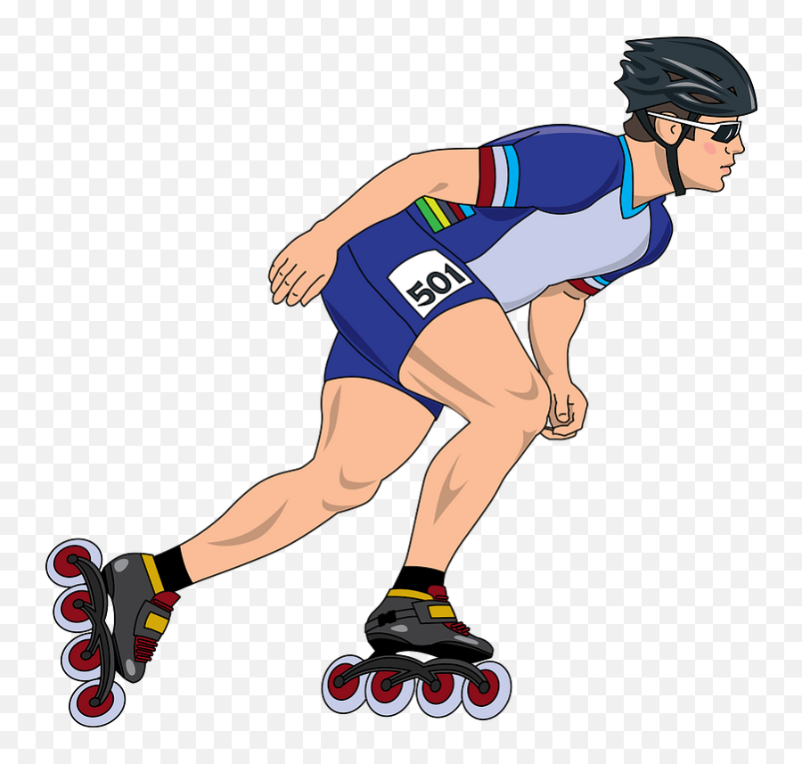 Roller Skating Clipart Free Download Transparent Png - Someone Roller Skating Clipart,Roller Skates Png