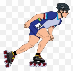 Roller Skating Clipart Free Download Transparent Png - Someone Roller Skating Clipart,Roller Skates Png