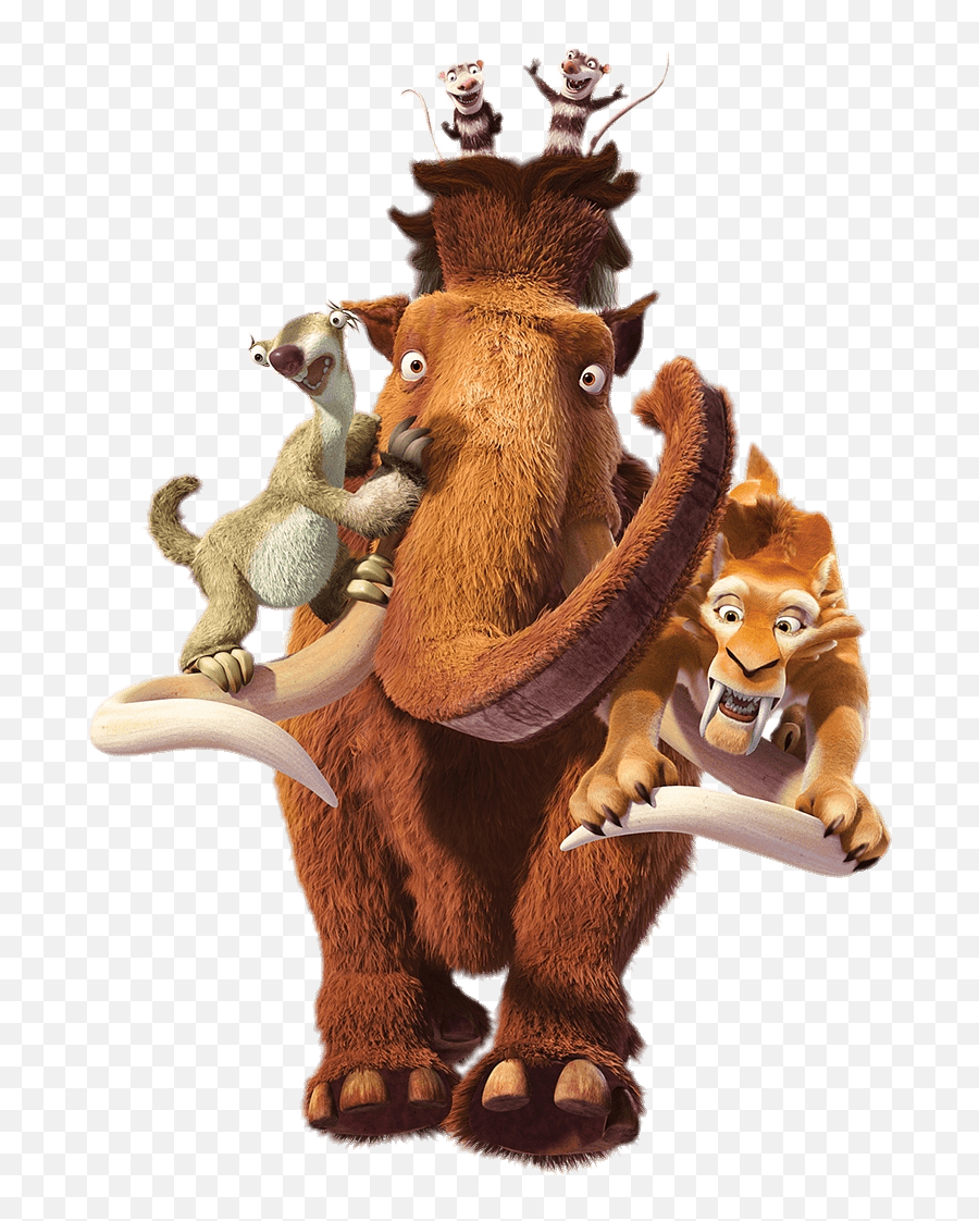 Ice Age Characters - Ice Age Meltdown Worksheet,Mammoth Png