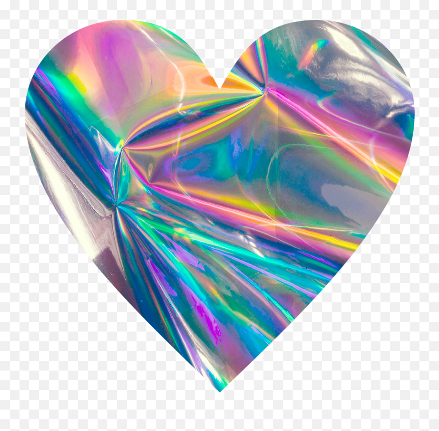 Rainbow Hearts Png - Holographic Heart Png Holographic Fondos Aesthetic De Colores,Rainbow Heart Png