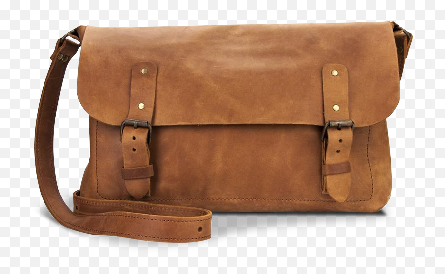 Brown Leather Bag Png Clipart - Messenger Bag,Leather Png