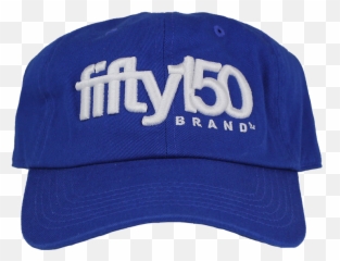 Royal Blue Dad Hat White Logo - For Baseball Png,Dad Hat Png
