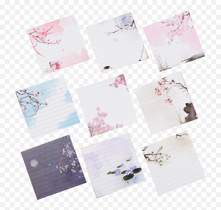 Note Paper Png - Branches Notes Of The Present Hong He Notes Dot,Note Paper Png
