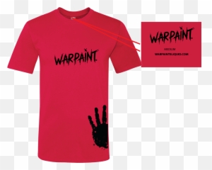 Apparel War Paint T - Shirt Natvie Made Short Sleeve Png,War Paint Png