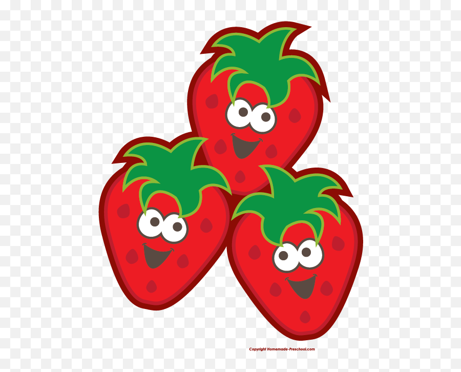 Clipcookdiarynet - Strawberry Clipart Transparent Transparent Background Strawberry Clipart Png,Strawberries Transparent Background