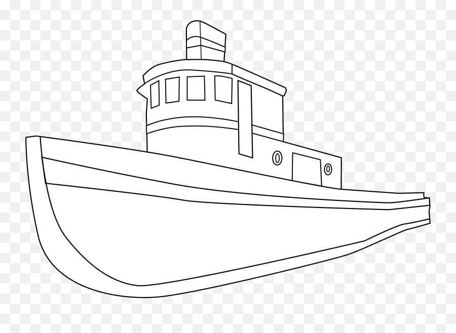 Boat Fourcoloringpages Png Images - Easy Barko Drawing,Boat Clipart Png