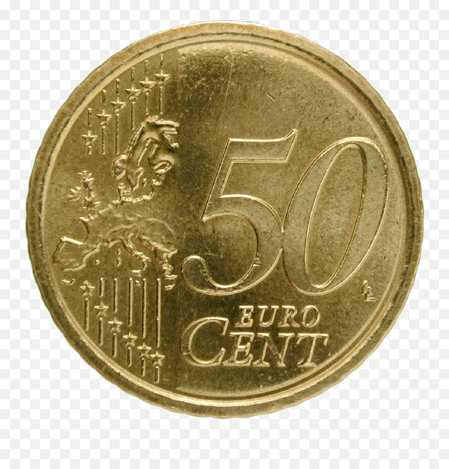 50 Cent Euro Png Transparent Image - Solid,Cent Png