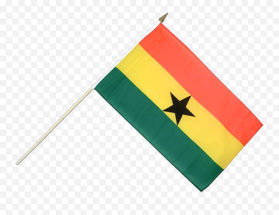 Download Hand Waving Flag 12x18 - Ghana Flag On A Pole Png,Ghana Flag Png