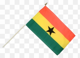 Download Hand Waving Flag 12x18 - Ghana Flag On A Pole Png,Ghana Flag Png