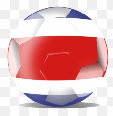 Costa Rica Flag Football - For Soccer Png,Costa Rica Png