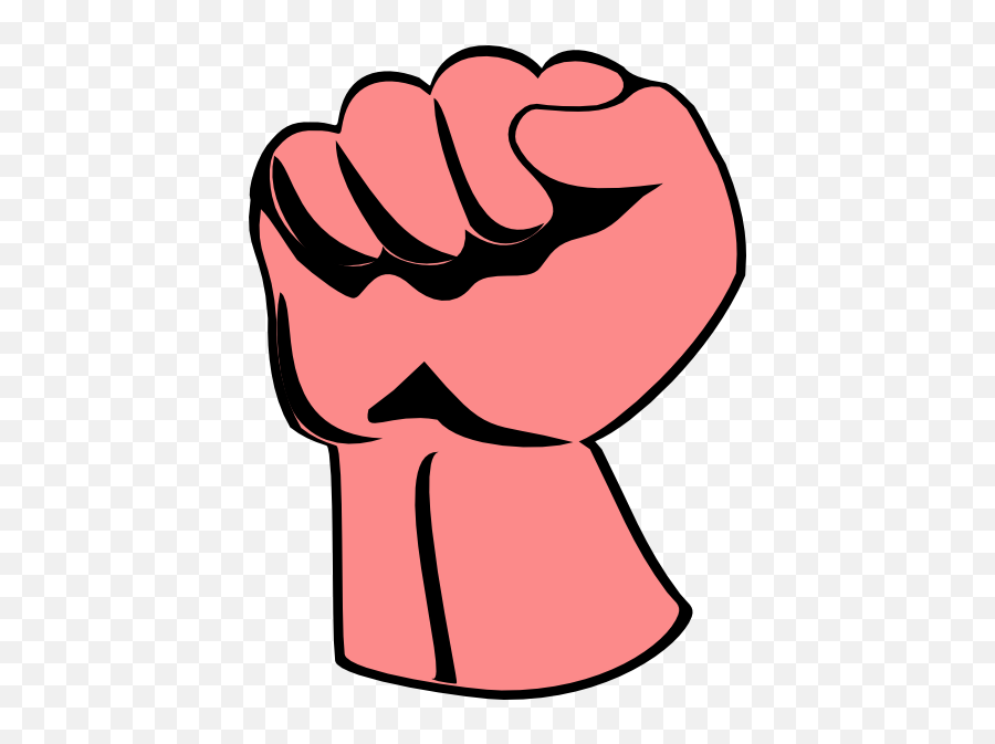 Raised Fist Clip Art - Transparent Fist Clipart Png,Raised Fist Png