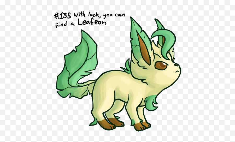 Leafeon - Green Leafeon Png,Leafeon Transparent
