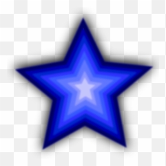 Vector Stock Clipart Stars - Blue Shooting png