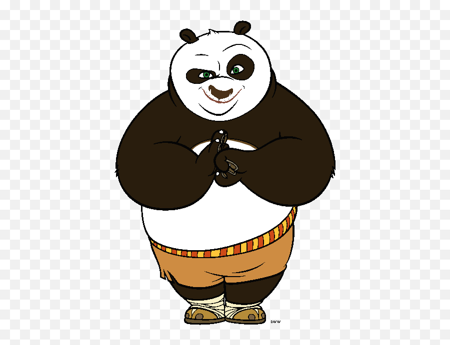 Kung Fu Panda Clipart - Kung Fu Panda Po Clipart Png,Kung Fu Panda Logo