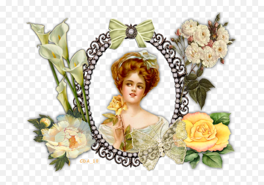 Victorian - Eraofelegancegroupsio A Vintage Rose S2s Decorative Png,Vintage Roses Png