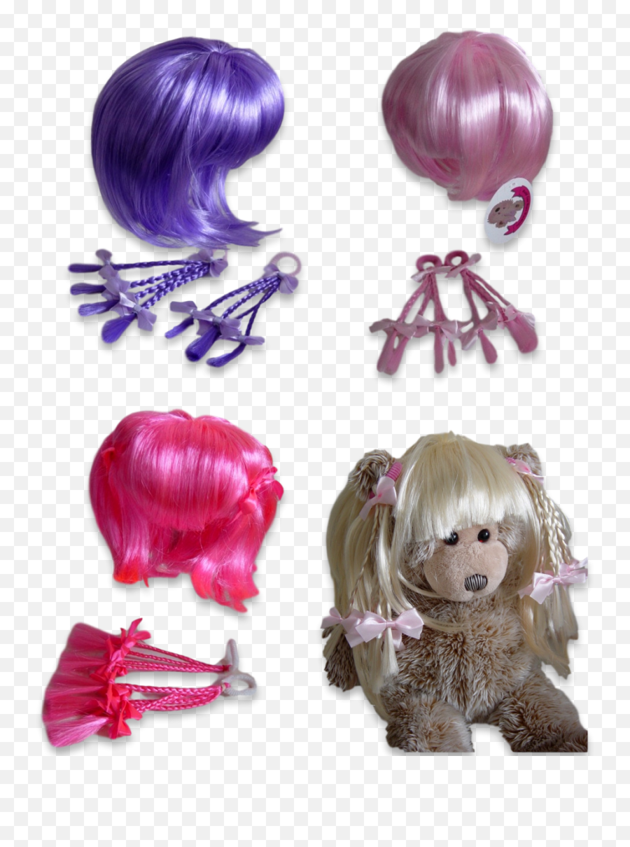 Teddy Bear Wigs - Lace Wig Png,Wigs Png
