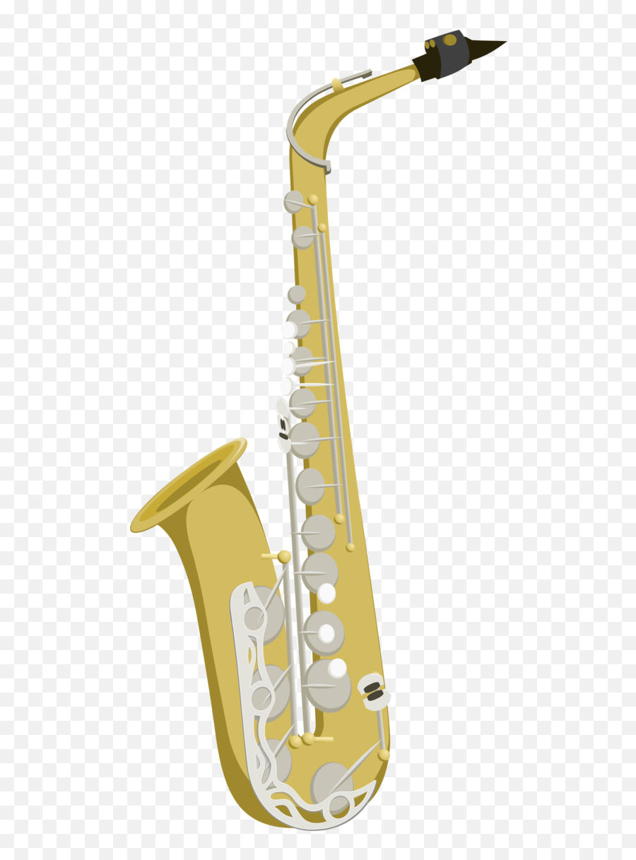 Saxophone Vector Png 4 Image - Saxophone Simplified,Saxophone Transparent Background